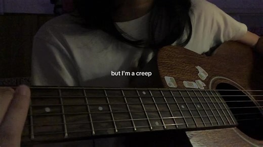 creep - radiohead || req by @🙂‍↔️📚 ! #creep #radiohead #guitar #cover #fyp