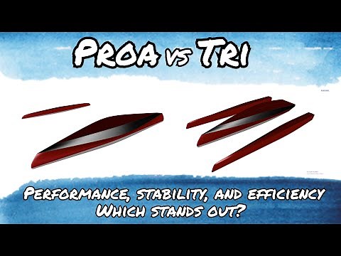 Proa vs Tri - Breaking down the numbers on how a Proa compares to a trimaran.