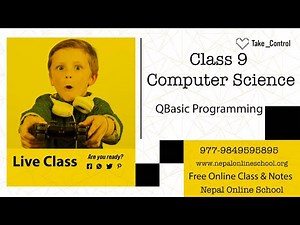 Grade 9 Computer Programming Basics QBASIC Basics | Grade 9 computer Class | Class 9 Computer