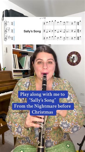 Learn to Play “Sally’s Song” on Clarinet - Halloween Music Tutorial