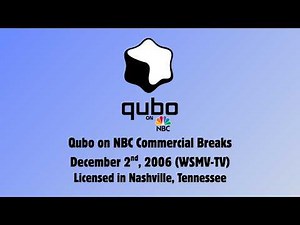 Qubo on NBC Commercial Breaks (December 2nd, 2006, WSMV-TV)