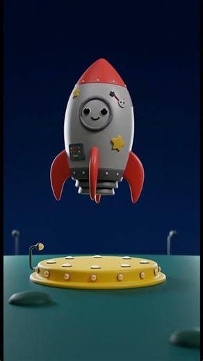 🌟 I am a Little Rocket | Fun 3D Kids Song 🚀 | Learn and Sing Along!
