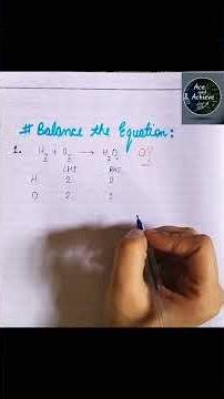 Class 10 Balancing of chemical equation|Chemical Reactions and Equations