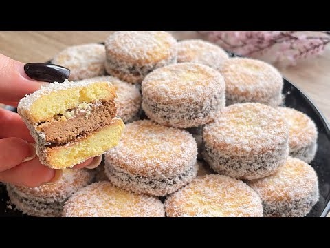 Cookies in just 10 minutes! Delicious cookies without butter! You'll be making them every day!