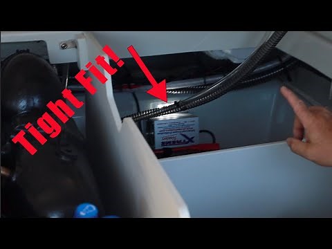 Winterizing a Runabout with an Xtreme Heaters. TIGHT SPACE!