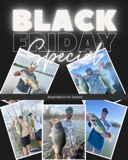 Exodus Installation & Guide Service on Instagram: "Book a guide trip on Texas’s newest lake (Bois D’Arc) today through Sunday (11/30/25) with us and you’ll get a discounted rate!! This is a perfect gift idea for that fisherman in your life!! Bois D’Arc is full of bass and grown ones to!! This upcoming year will be crazy out there!! ☎️ 214-478-6506 📧 Exodusinstallation@gmail.com #bassfishing #exodusinstallation #texasbassfishing"