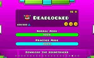 【GeometryDash】官方恶魔Deadlocked，GG！！！（纯享版）