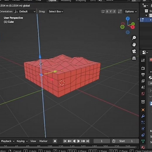 How to Flatten Faces and Edges in Blender #Blender #Blender3D #BlenderTips