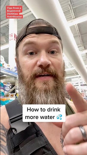 ‼️Tips for increasing water intake 👍 #hydration #water #waterenhancers #dietitian