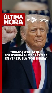 💣🇺🇸🇻🇪 Trump amenaza con ir “por tierra” contra cárteles en Venezuela 🇺🇸 El presidente de EEUU, Donald Trump, advirtió que, tras operaciones militares contra narcolanchas en el Caribe, su Gobierno evalúa actuar también “por tierra” contra los cárteles de la droga en Venezuela. 🗣️ “Veremos qué ocurre con Venezuela… es un país muy, muy peligroso”, señaló Trump al ser consultado sobre posibles nuevos ataques. ⚡ El republicano defendió la estrategia militar desplegada en la región y dejó abie
