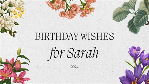 17K views · 1.2K reactions | HAPPY BIRTHDAY, SARAH! Thank you to everyone who shared such beautiful wishes in celebration of Sarah's birthday this year. Here is a very special fan video featuring some of your lovely messages. | Sarah Brightman | Facebook