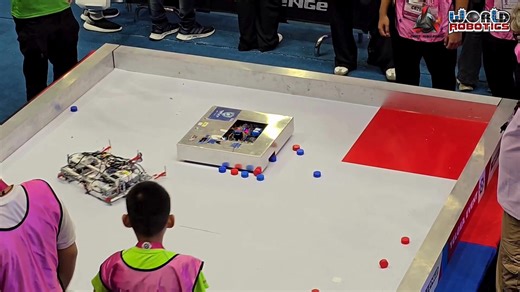 16th August 2025 | Second Half Highlights 🔥 Our Puck Collector Senior team made it to the finals and proudly secured 4th place! 🎉👏 It was an intense battle of strategy, speed, and precision — the students gave their very best and made Malaysia proud on the international stage. 🇲🇾🤖✨ A big round of applause to the team for their hard work and determination! 💪 #TeamMalaysia #RobotChallenge2025 #PuckCollector | World Of Robotics