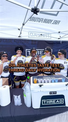 Athletes couldn’t get enough of Daily Hydration during OIA🏈💧
