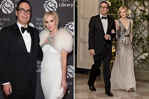Who is Steven Mnuchin's wife Louise Linton?