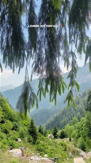 Hidden beauty of Kashmir 🌊✨Limber Waterfall in Uri, Baramulla is pure nature magic! 🏔️💚