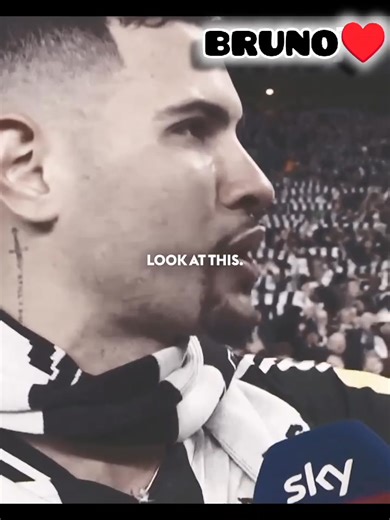 QUICK THROWBACK 🖤🤍 To the Toon Army: through every roar in victory and every defiant chant in defeat, your unbreakable love for the black and white stripes has never wavered. You bleed passion for the players, the badge, the soul of St. James' a loyalty that turns rivals green with envy and melts hearts worldwide. ❤️🖤 An emotional Bruno Guimarães on what it means to Newcastle's fans and players to pick up their first trophy in 70 years #NUFCForever | NUFC World