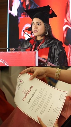 Convocation Oath by Ayushi Roy 🎓 #globsynbusinessschool
