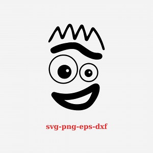 Forky Svg, Forky Face Svg, Forky Clipart, Toy Story Svg , Pixar Svg, Cartoon Spork Svg, Forky Face Smiley, Spork Face Svg - Etsy