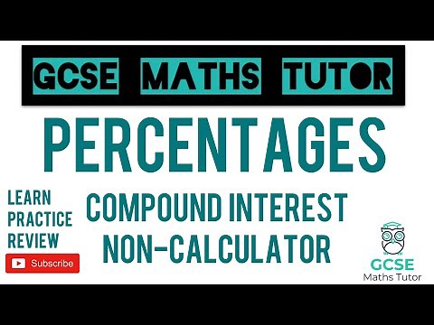 Compound Interest without a Calculator (Paper 1 Non-Calculator) | Grade 5 playlist |GCSE Maths Tutor