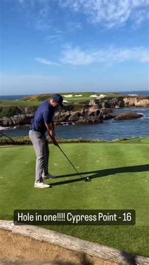 A hole-in-one on an iconic hole would be unimaginable! 😮 HOLE: 16th at Cypress Point Club Golf in California: https://www.yourgolftravel.com/golf-holidays/usa-california | Your Golf Travel