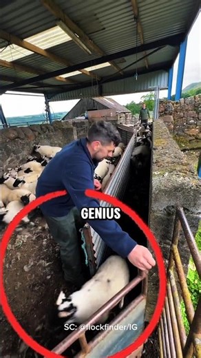 Farmer Builds Genius Sheep Sorting System