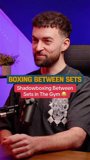 The Funny Side of Shadowboxing Between Gym Sets 😂