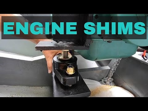 Making and installing new engine shims