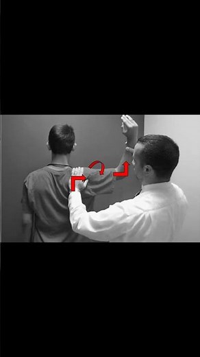 Dynamic Labral Shear Test | Detecting Shoulder Labral Tears #shoulderpain #atc #physiotherap #meded
