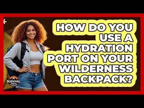 How Do You Use A Hydration Port On Your Wilderness Backpack? - Survival Skills for Everyone