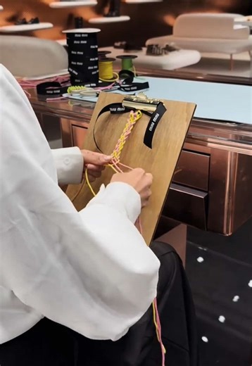 MIU MIU TIE THE KNOT ACTIVATION 10/25-26 Isetan Shinjuku 11/1-3 Aoyama #macrame#knot#event#ayakurata#マクラメのアヤ