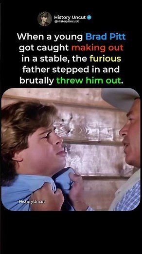 When a Young Brad Pitt Got Caught in the Barn 🤠😳