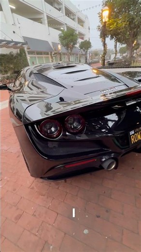 Blacked Out Ferrari F8 Tributo Stunning Supercar #cars #luxurycar #sportscar #carreview #ferrari #f1