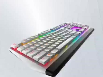 AW510K矮红轴机械键盘，RGB炫光超炫酷#外星人#键盘#戴尔