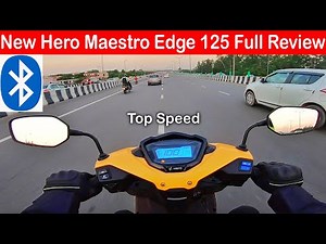 New Hero Maestro Edge 125 With Bluetooth Connect Full Review l Top Speed l Aayush SSM