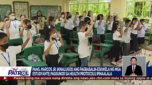 87K views · 2.8K reactions | Umarangkada na ang klase sa mga pampublikong paaralan sa bansa. Tingin ng DepEd, naging maayos ang unang araw ng balik-eskwela. | TV Patrol | Facebook