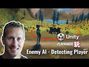 Unity Playmaker 3rd Person Enemy AI Detecting Player Range