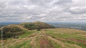 Amazing landscape of the Great Malvern, Famous tourist destination of South England