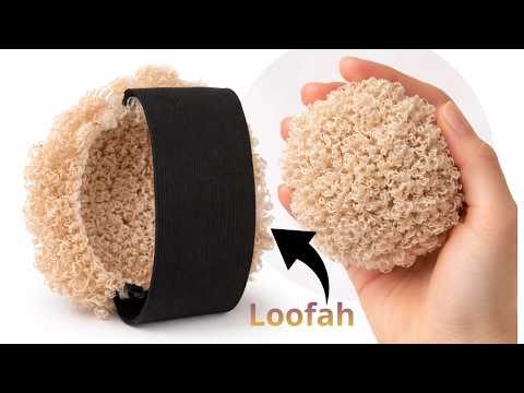 luffa crochet sponge 🧽How to make crochet bath pauf/crochet loofah ‪@ideahands‬