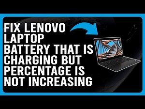 How To Fix Lenovo Laptop Battery That Is Charging But Percentage Is Not Increasing (Complete Guide!)