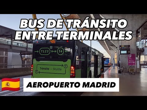 HOW TO GO from T4 to T1 | HOW TO CHANGE TERMINALS at MADRID BARAJAS AIRPORT | SPAIN