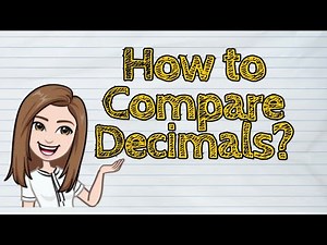 (MATH) How to Compare Decimals? | #iQuestionPH
