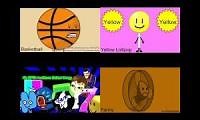 Mix of 4 videos from youtube : BFDI Auditions 4-Parison