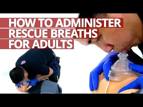 How to Administer Rescue Breathing for Adults #Lifesaver #FirstAid