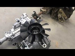 Replacing right side Hydro on a John Deere Z225