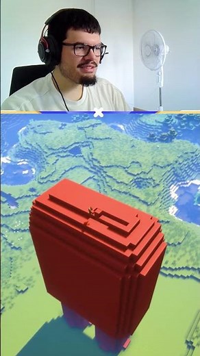 Construyeron un MUÑECO de AMONG US en Minecraft! 🟥