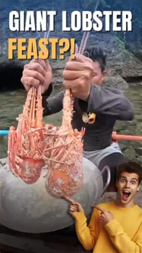 He Boiled 2 GIANT Lobsters and Dipped It Like a Pro! Would You Try This?