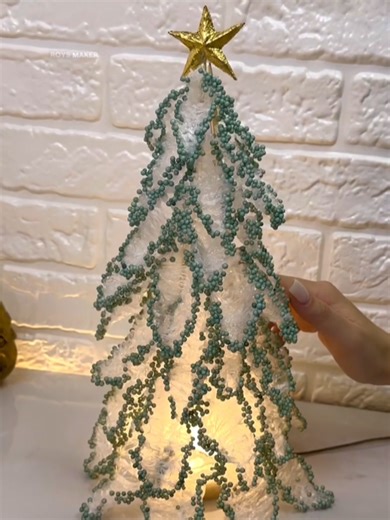 DIY Beaded Christmas Tree Project Ideas
