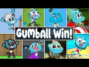 Evolution of Gumball Games Win & Victory Animations