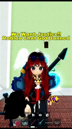 Roblox Chat Got Banned😭We Want Justice!!! #roblox #bloxfruits #shorts