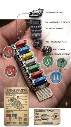 #car fuses information and where works #information